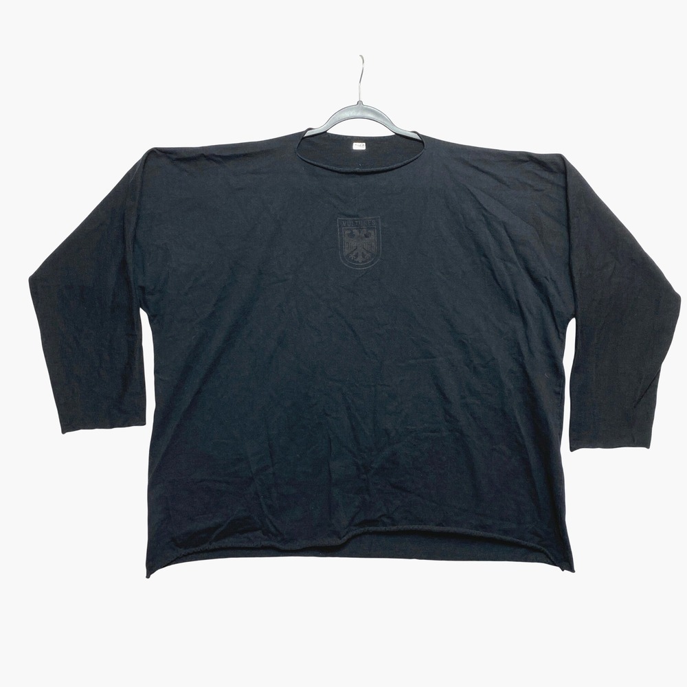 Vultures Kanye West Shirt Mens Size 2 Black Long Sleeve Crest Logo Tee